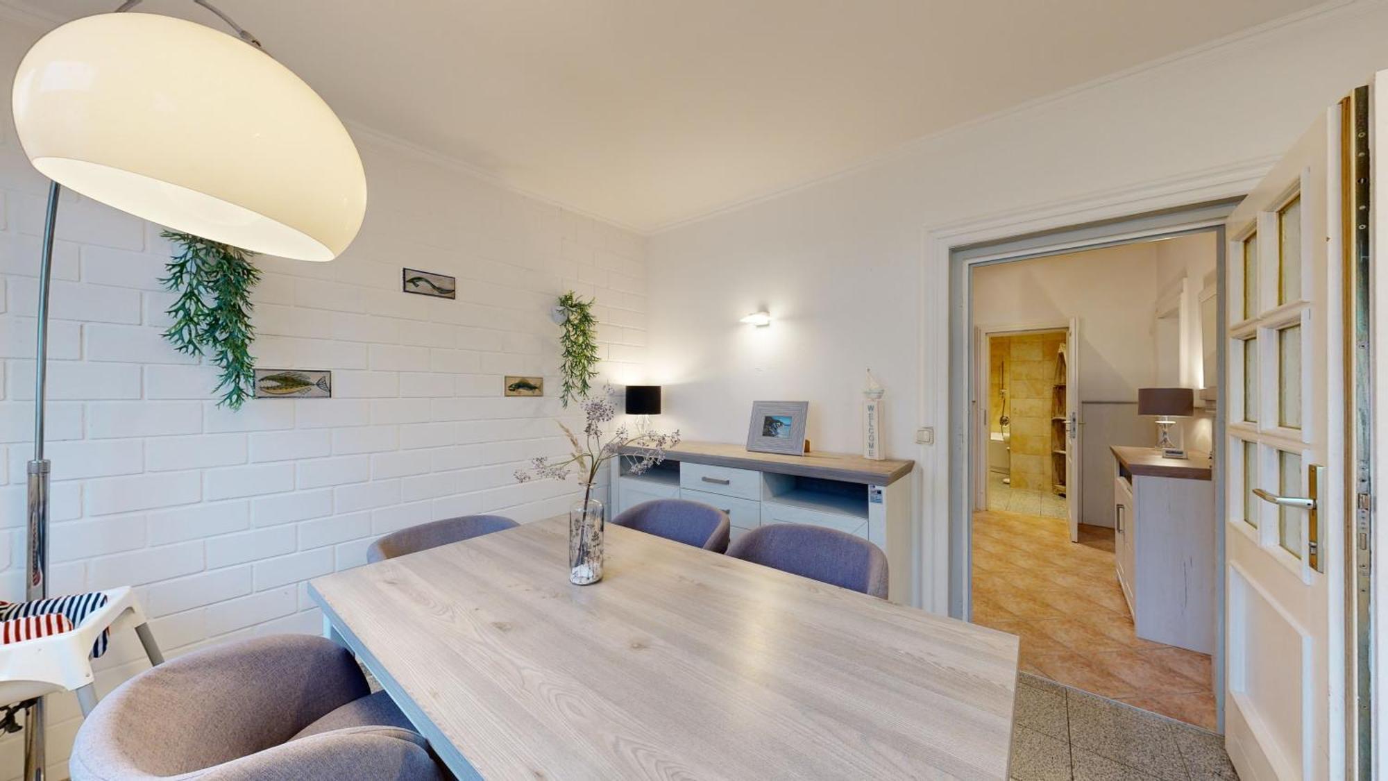 Strandnahe Fewo Mit Terrasse, Villa Vergissmeinnicht 01, Binz Extérieur photo
