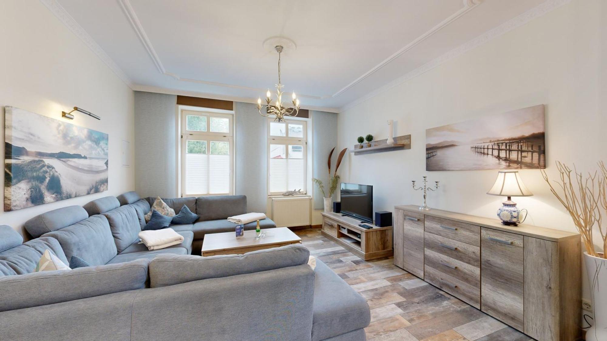 Strandnahe Fewo Mit Terrasse, Villa Vergissmeinnicht 01, Binz Extérieur photo