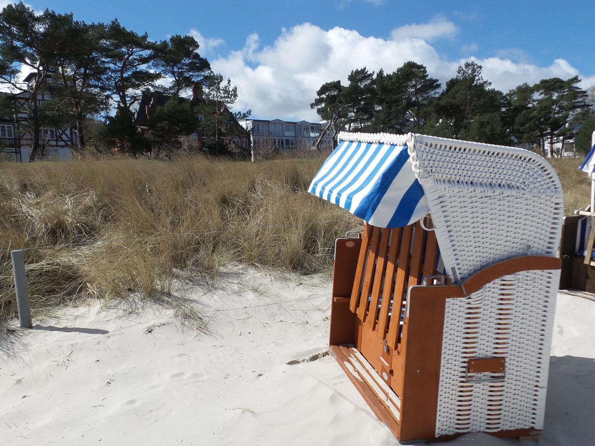 Strandnahe Fewo Mit Terrasse, Villa Vergissmeinnicht 01, Binz Extérieur photo